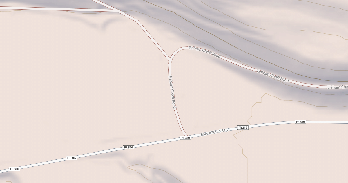 Map preview of ELELEHUM CREEK