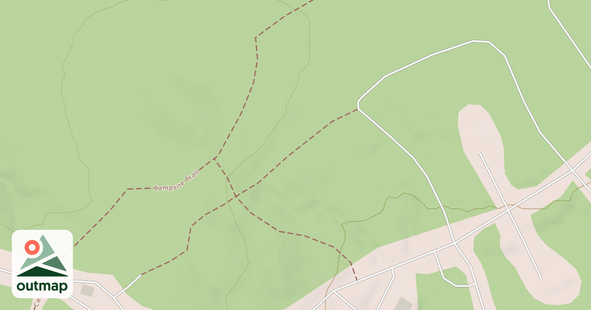 Map of Prince Gallitzin State Park Trails