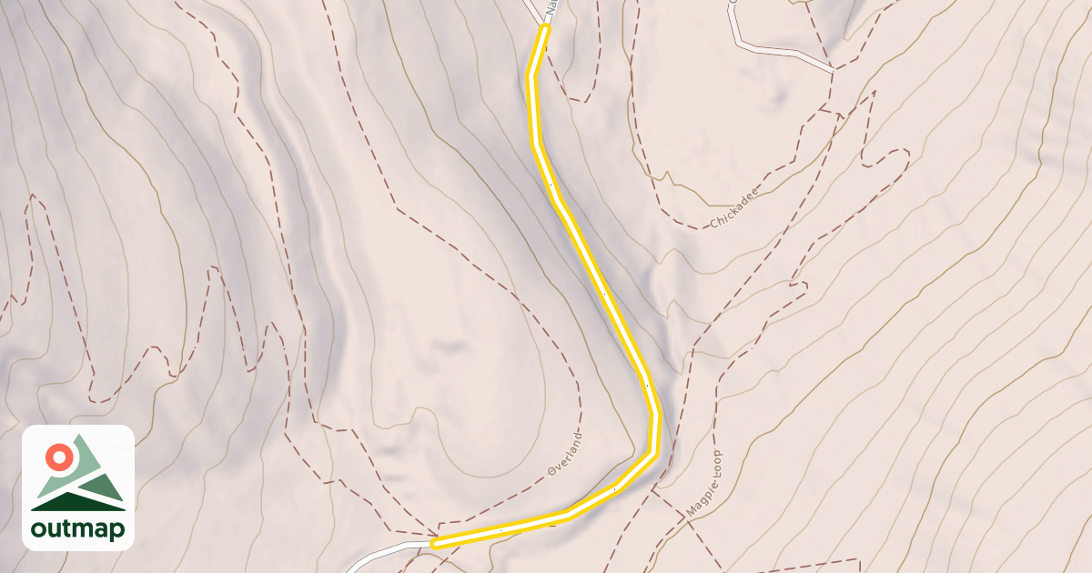 Map of National Forest Development Road 4410