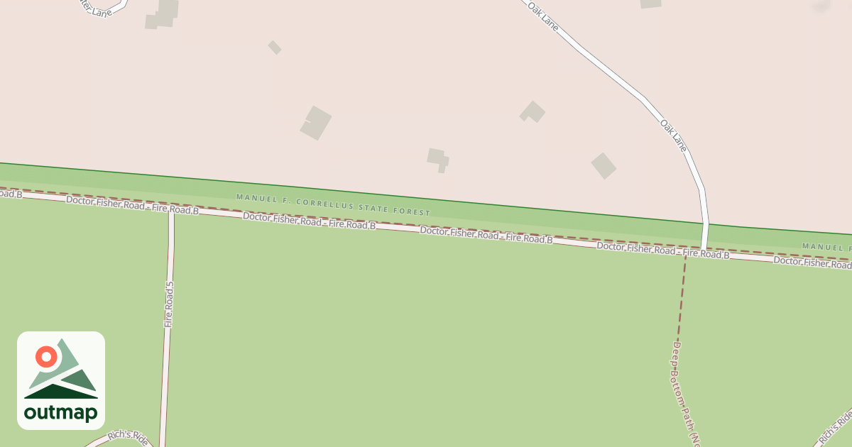 Map of Correllus Bike Path