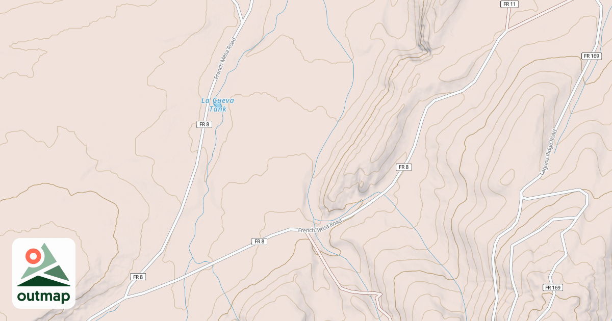 Map of GALLEGOS SPRING