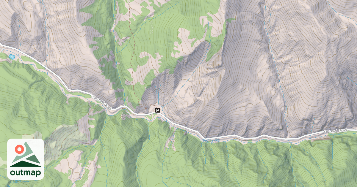 Map of COAL BASIN