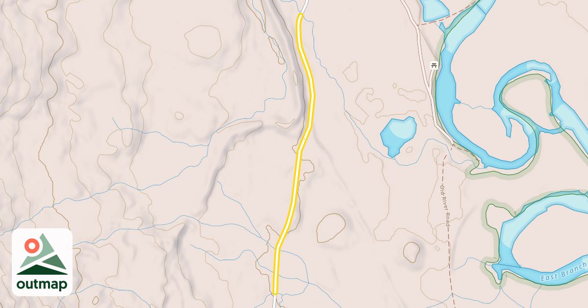 Map of New River Road