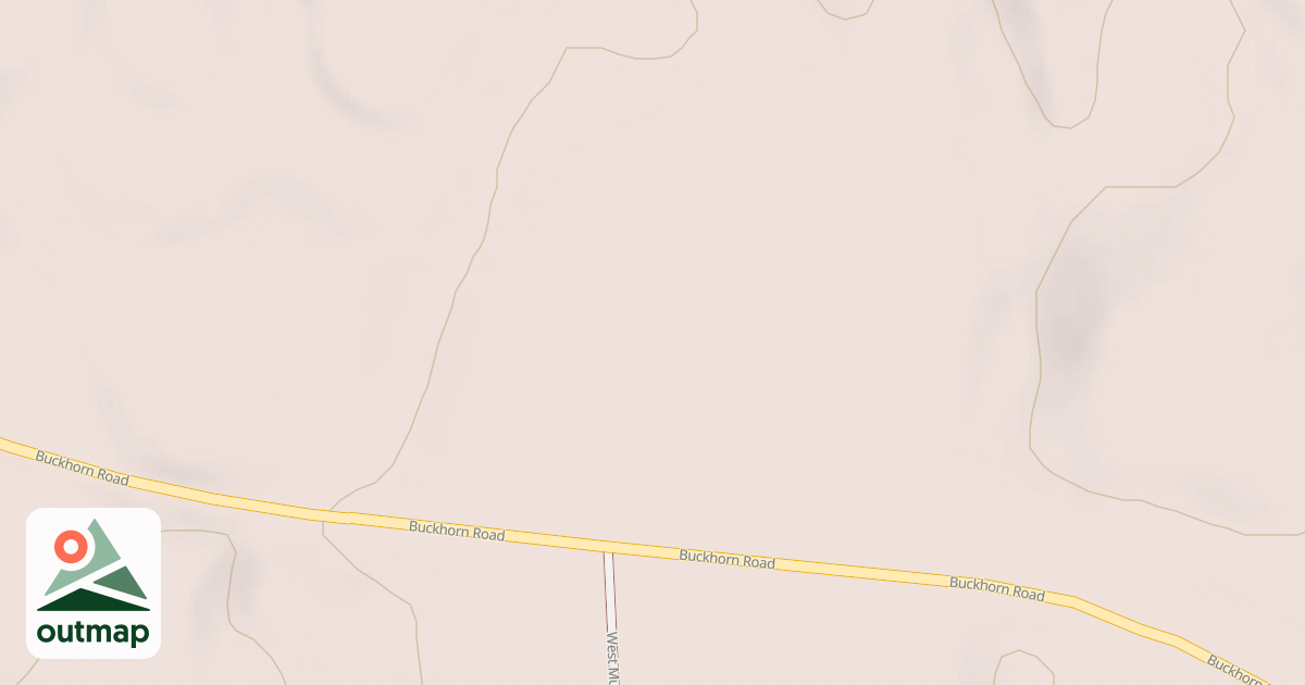 Map of BUCKHORN SPUR O