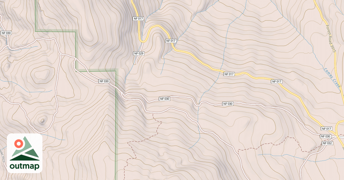 Map of BULLARD SPUR