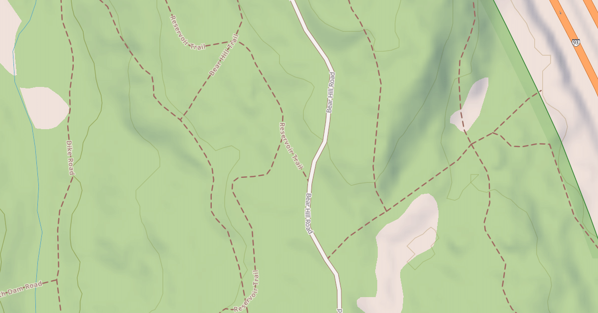 Map preview of Mountain Bike Loop