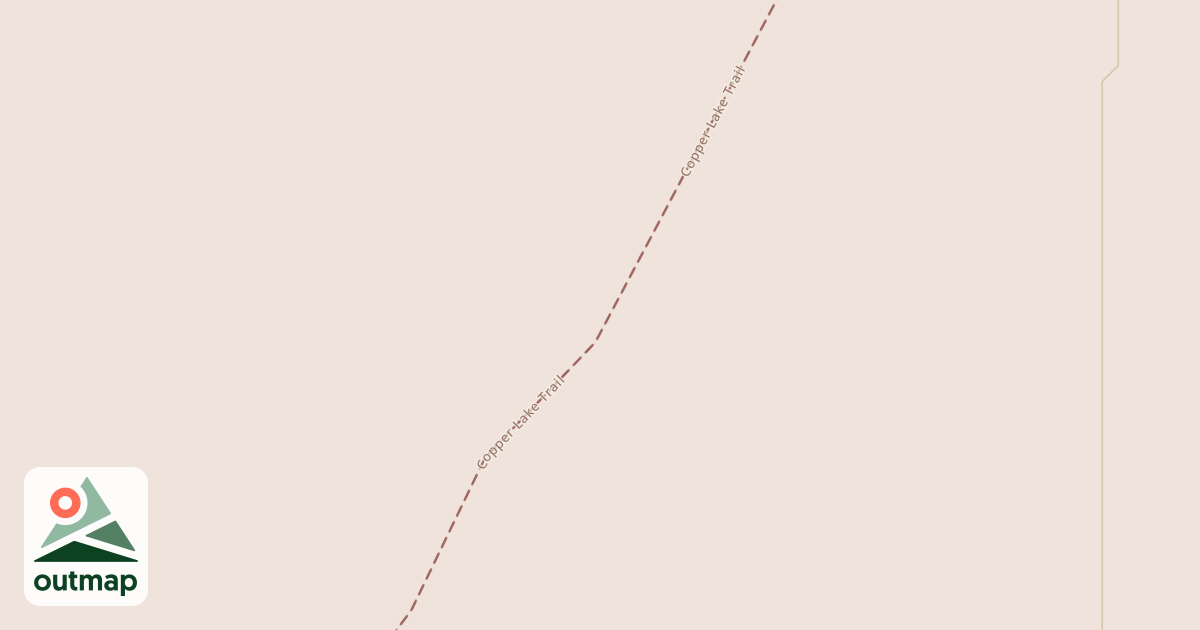 Map of Copper Lake Trail