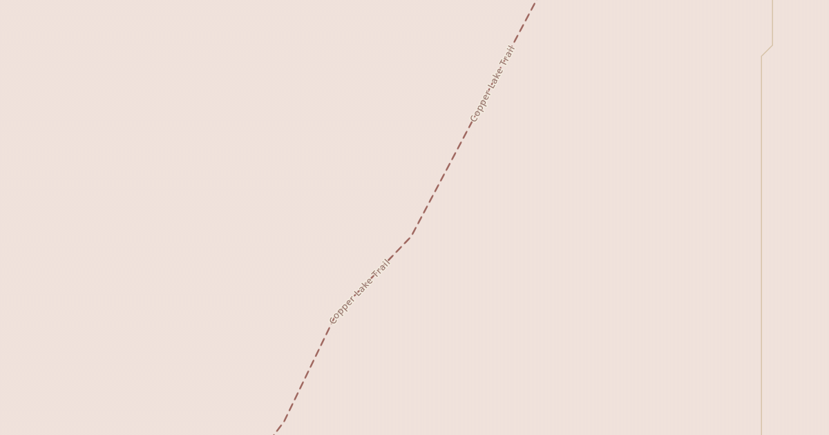 Map preview of Copper Lake Trail