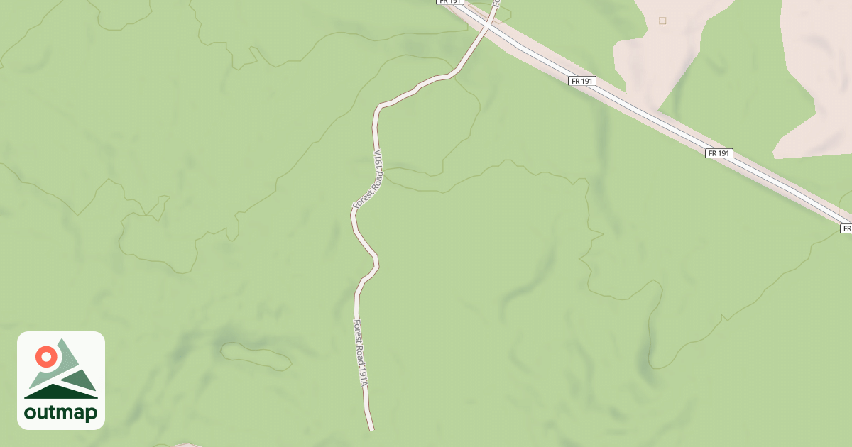 Map of FR 191A