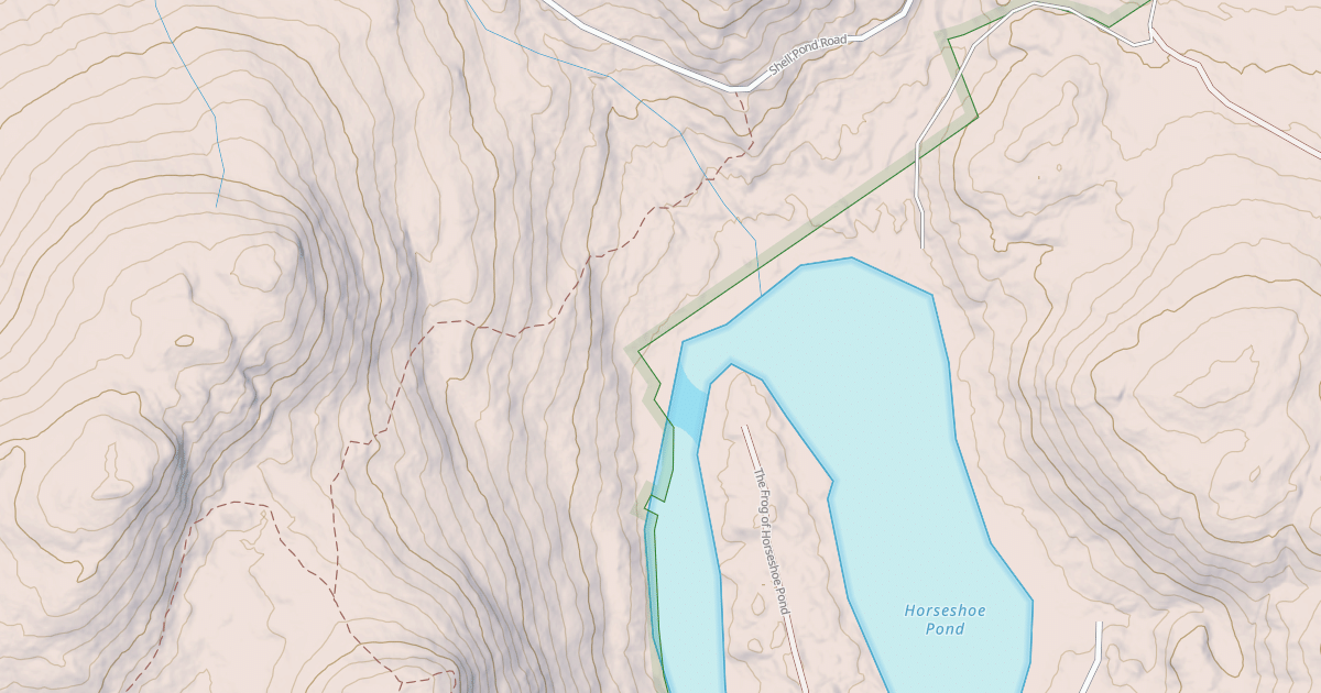 Map preview of HORSESHOE POND