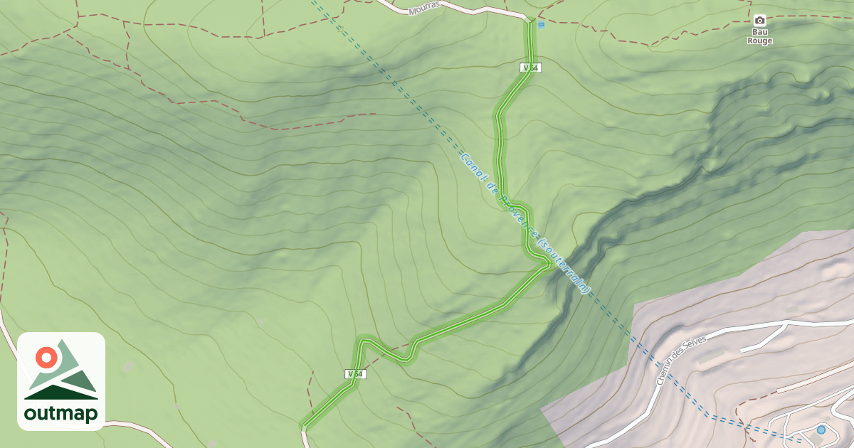 Map of Mourras