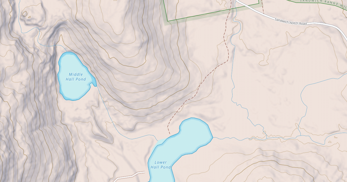 Map preview of Hall Pond Connector Snomo