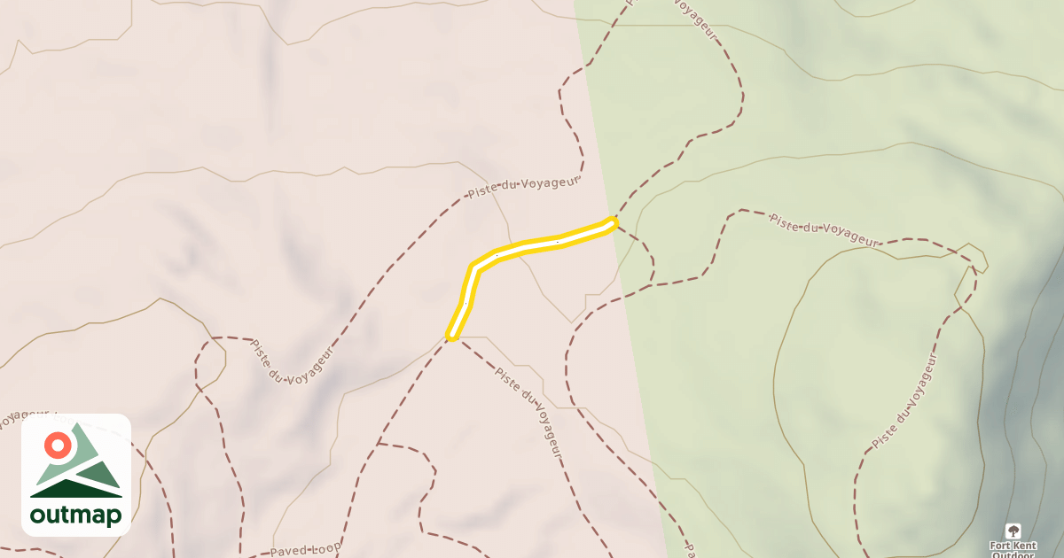 Map of Paved Loop