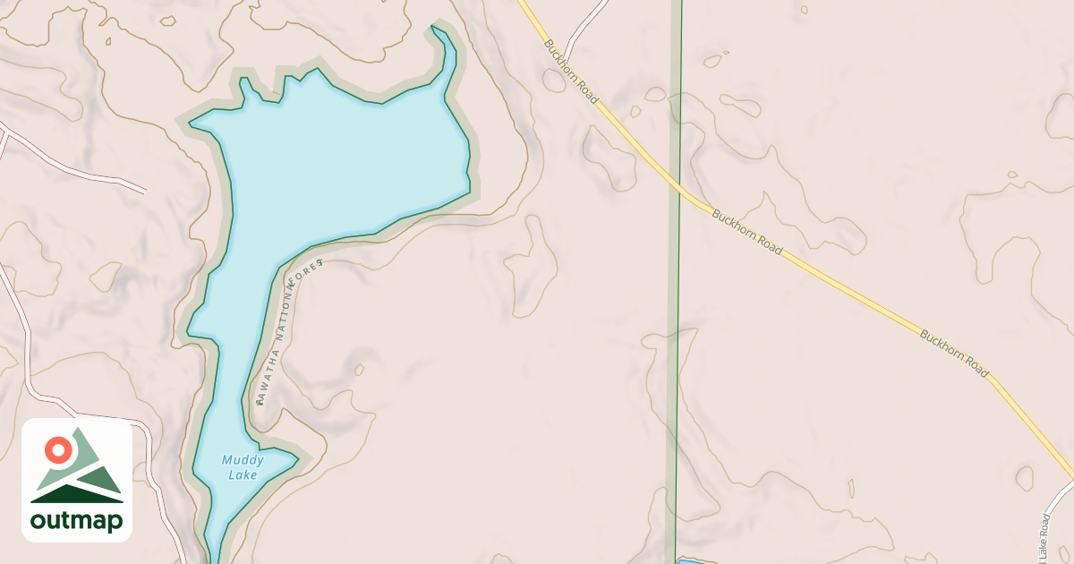 Map of EAST MUDDY