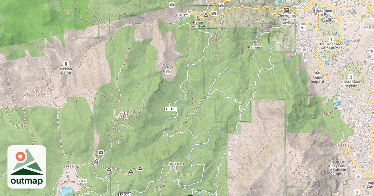 Map of GOLD CAMP