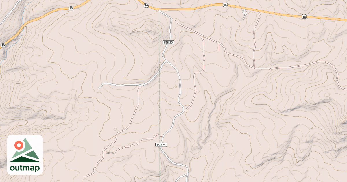 Map of CANYON CREEK