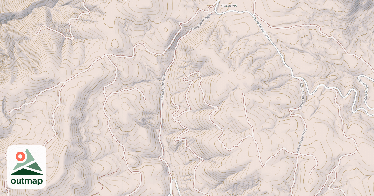 Map of CORRAL CREEK