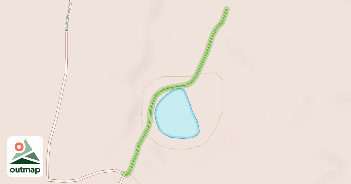 Map of (two track trail)