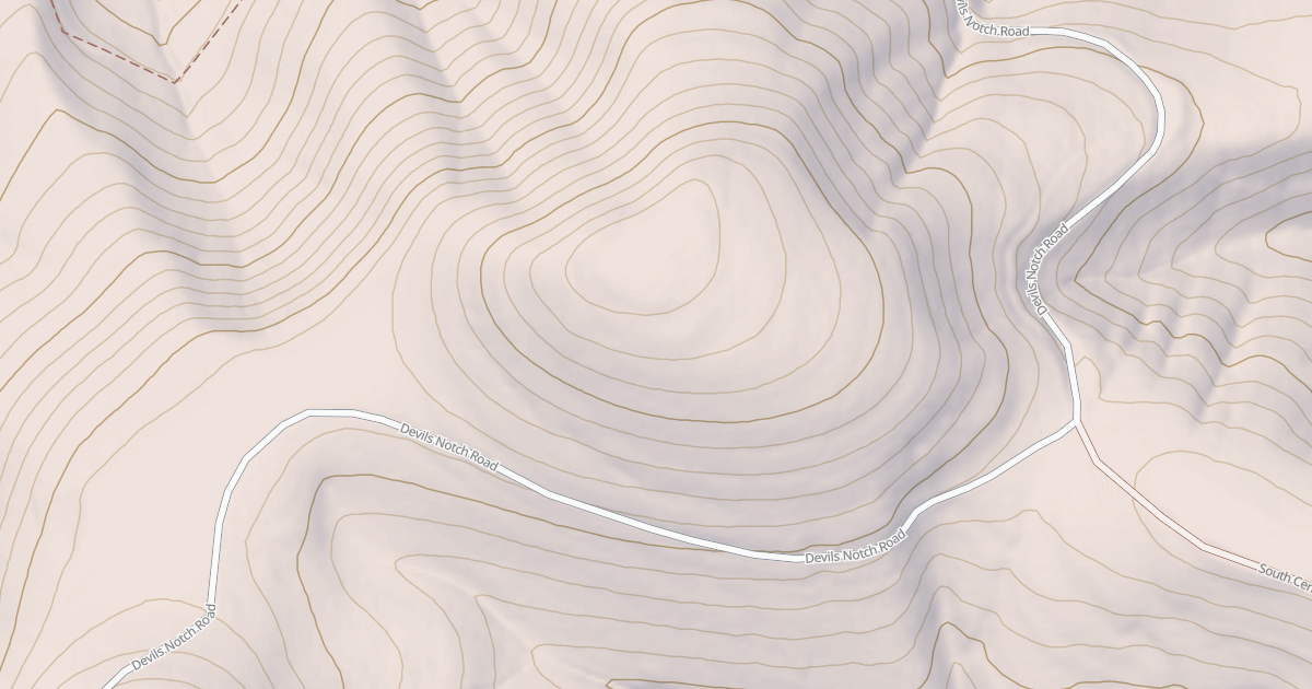 Map preview of DEVILS NOTCH