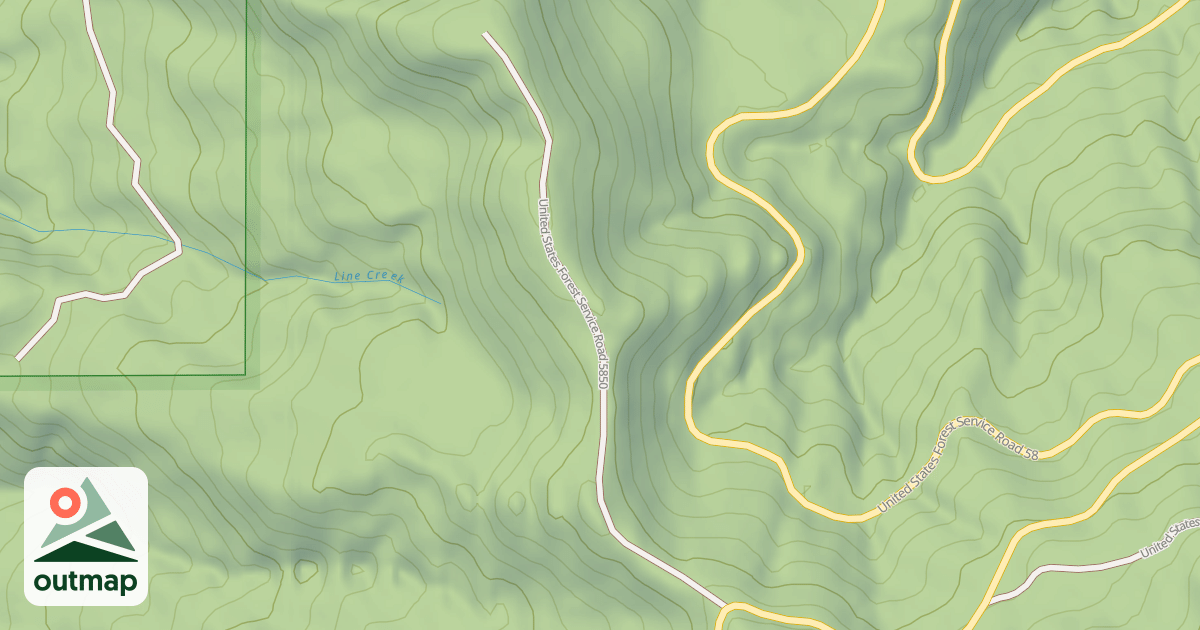 Map of USFS Motor Vehicle Use Map Roads {693E4C0A-459D-4D3B-BCA7-0588C85EFECE}