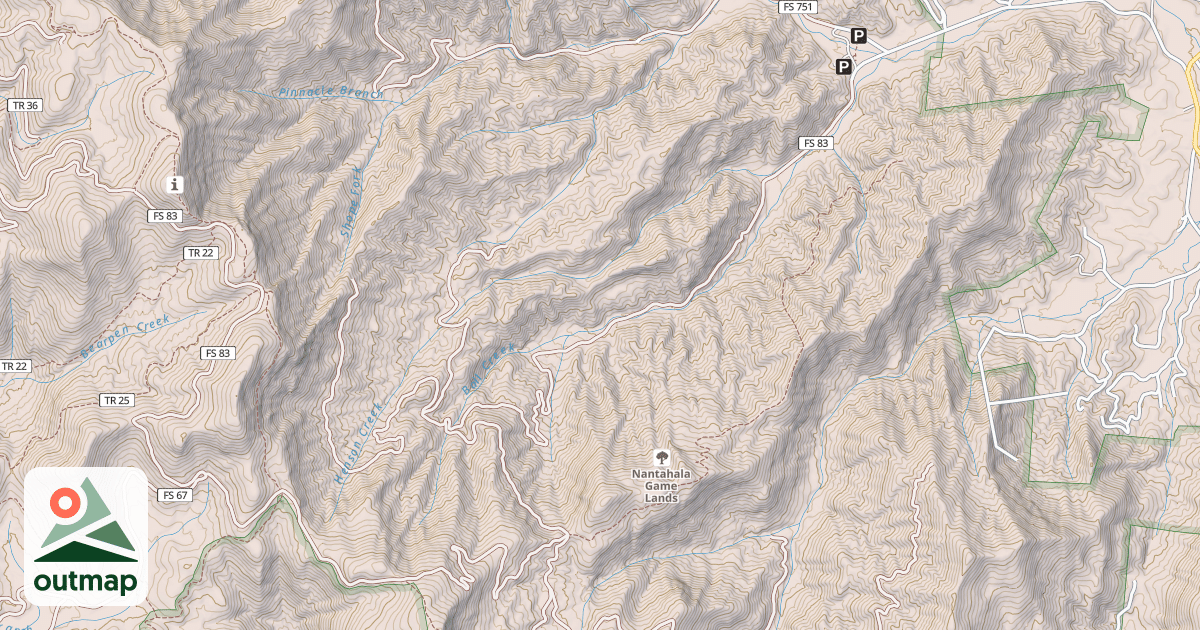 Map of BALL CREEK