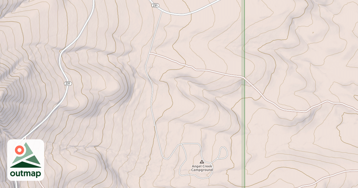 Map of ANGEL CREEK CG