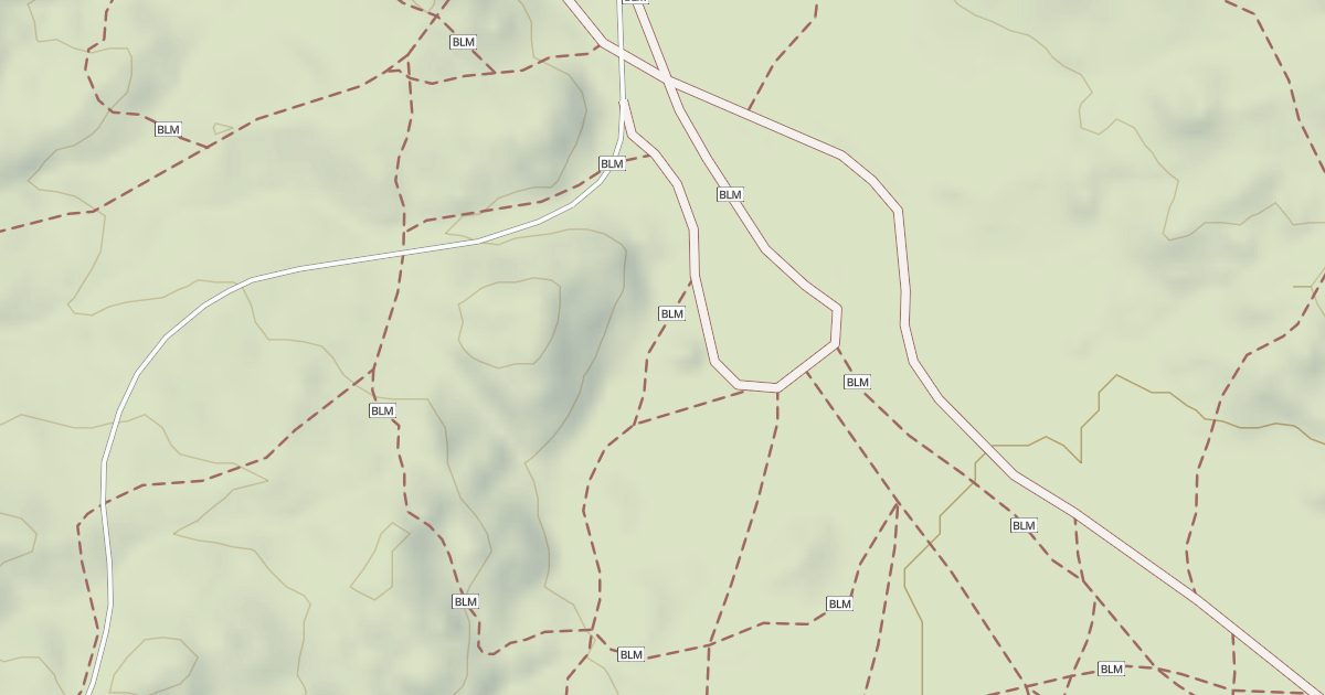 Map preview of BLM National GTLF Public Motorized Trails eba0bb18-2ce2-4f97-881f-f825ad1755d5