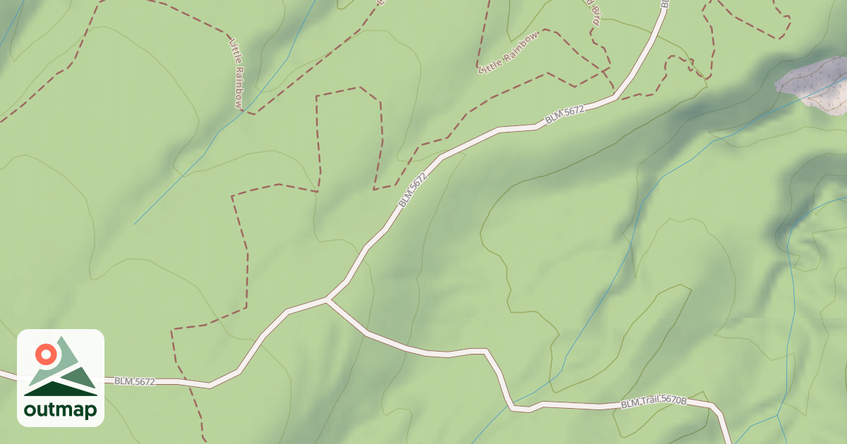 Map of BLM National GTLF Public Motorized Roads e9e38c46-faef-4fdf-870e-0819ba97eea2