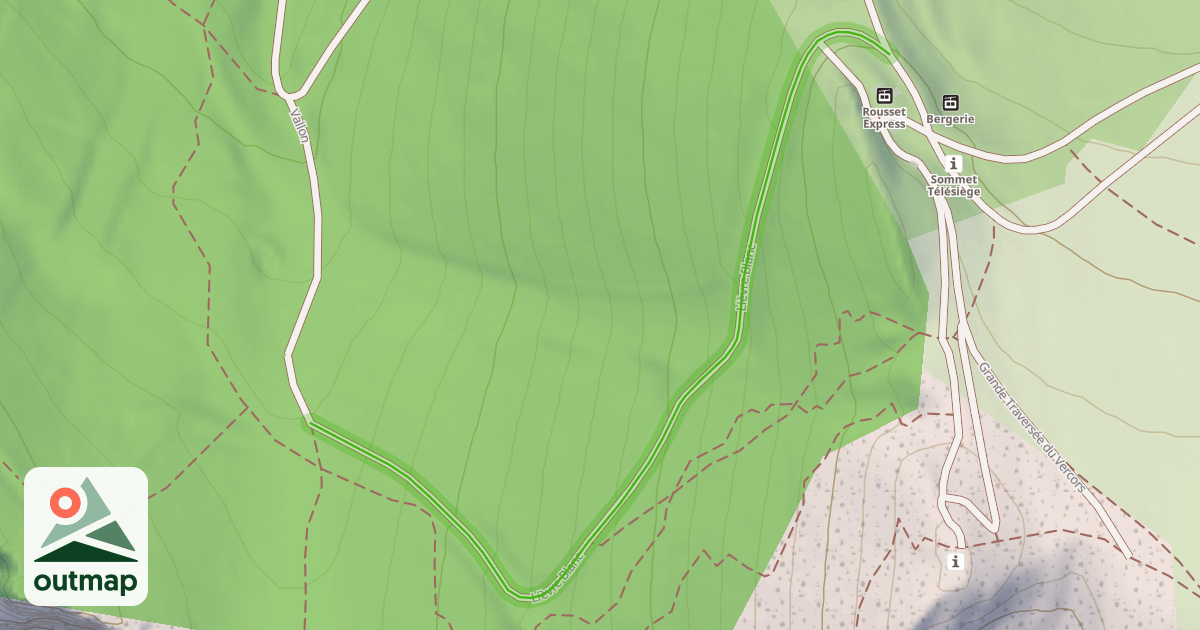 Map of Lièvre Blanc