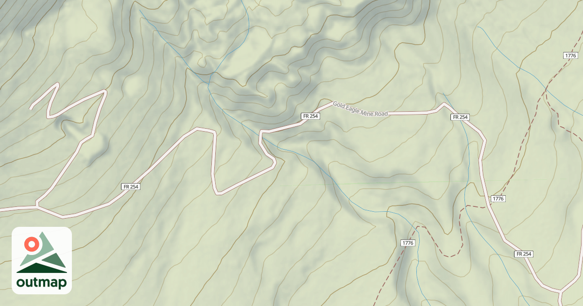 Map of GOLD EAGLE MINE