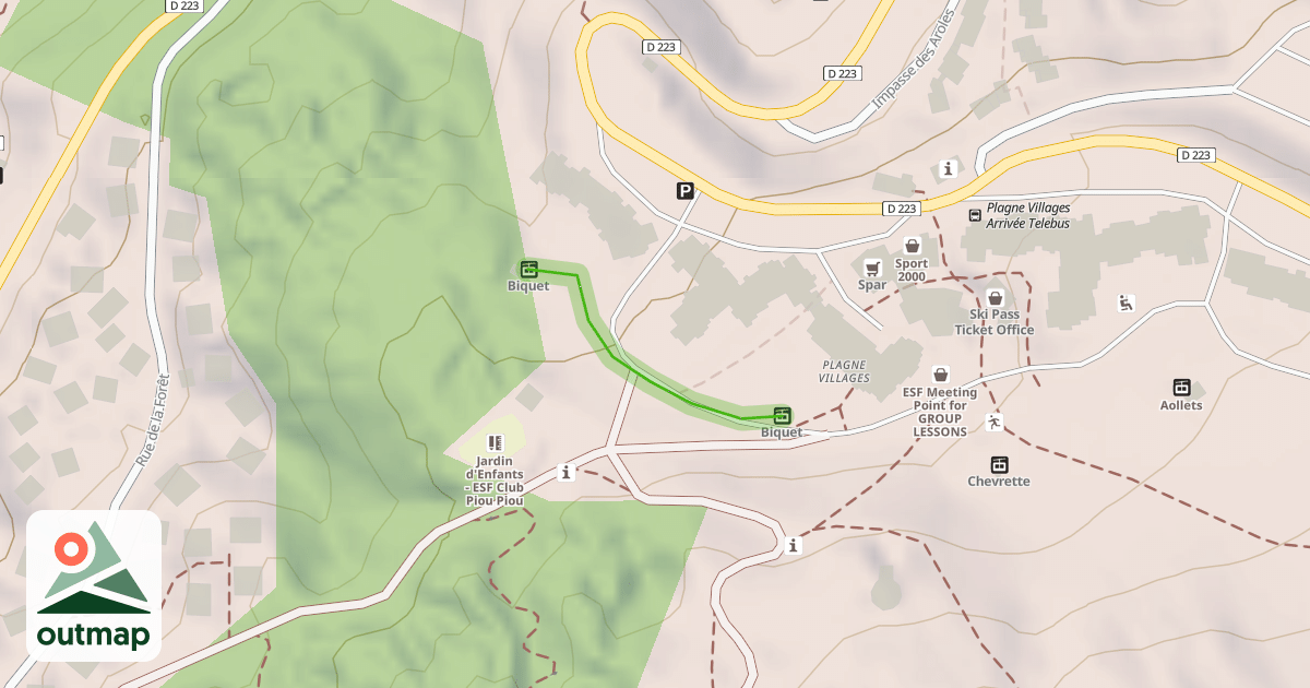 Map of Biquet