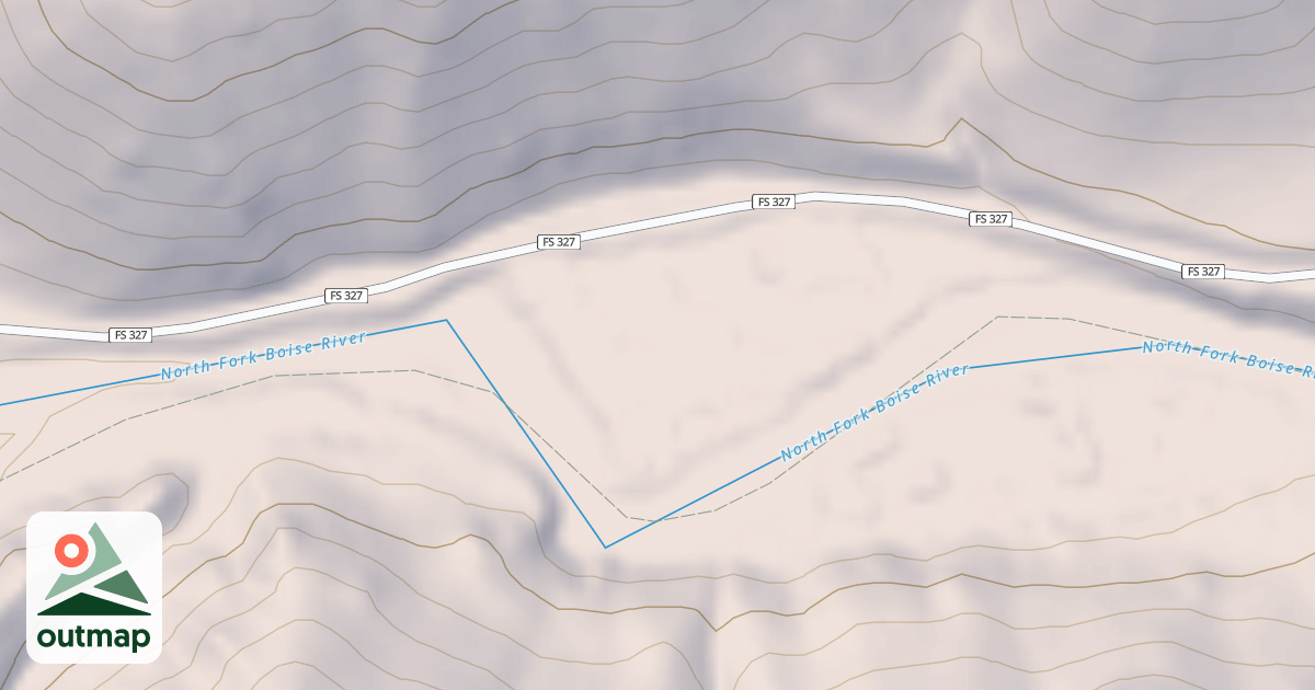 Map of FOUR MILE