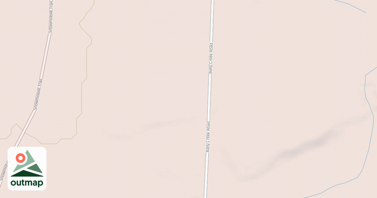 Map of BALLY CREEK SPUR P