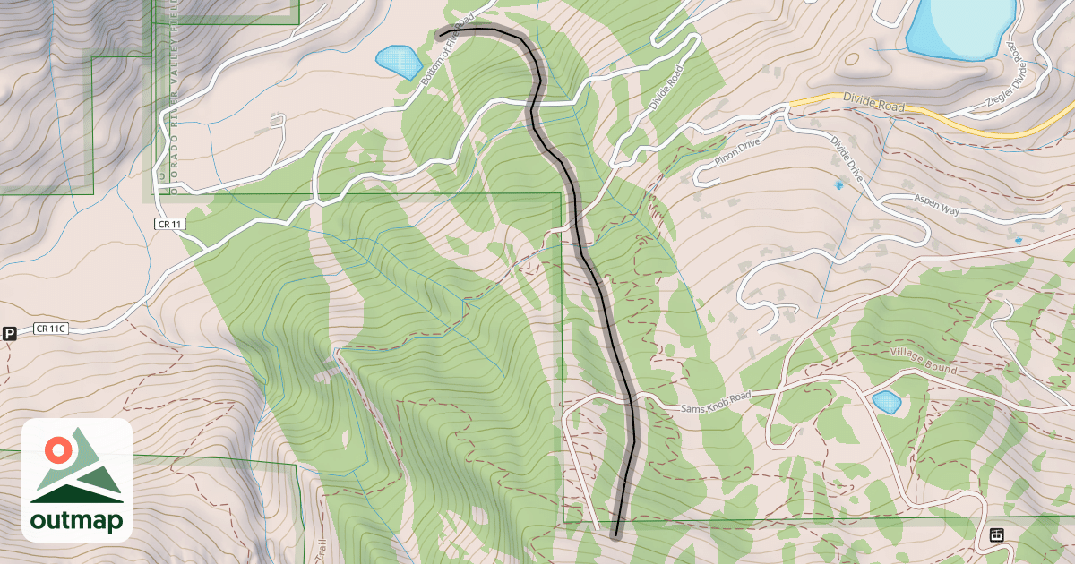 Map of Campground (Lower)
