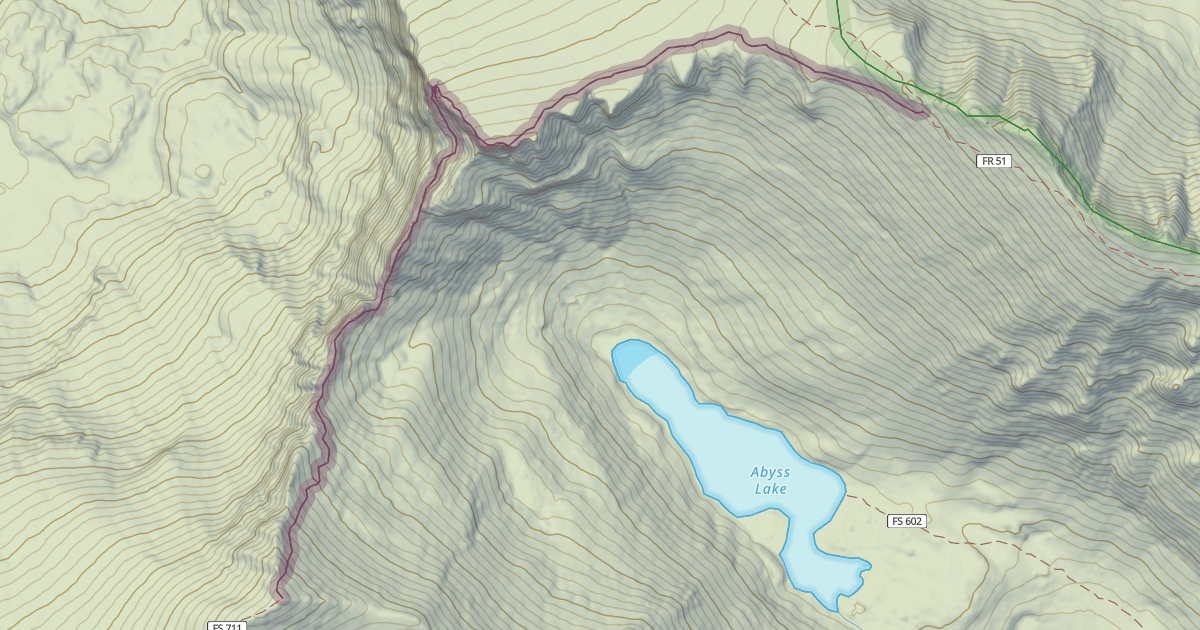 Map preview of Sawtooth Ridge Traverse