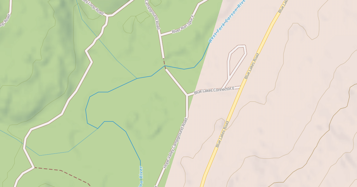 Map preview of HOPE VALLEY SPUR S
