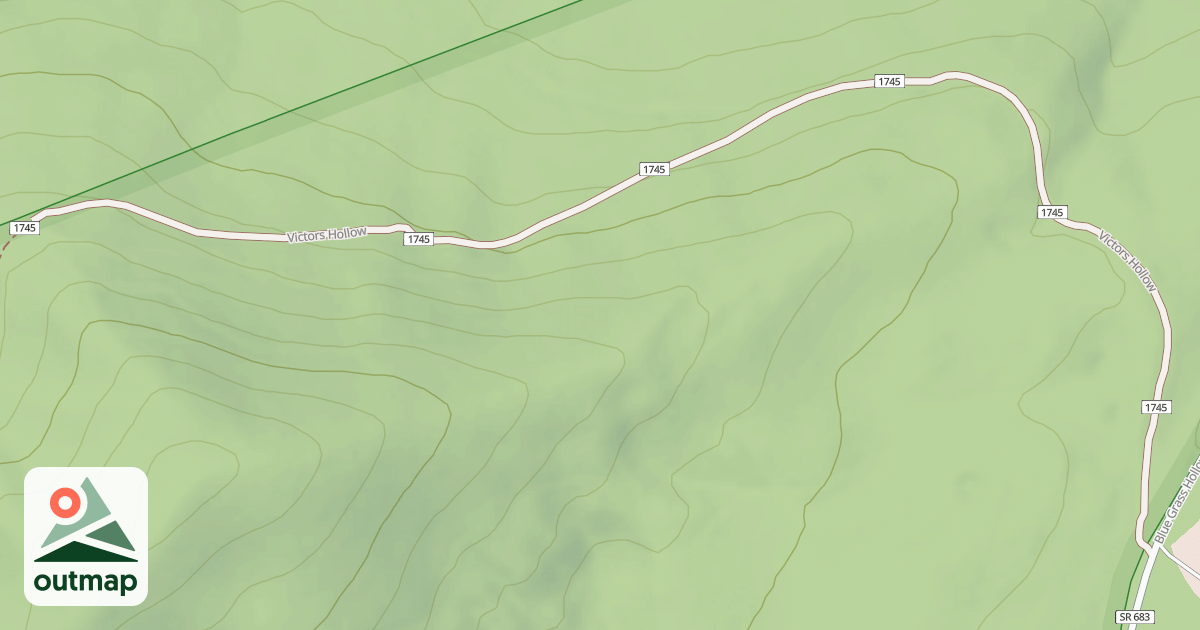 Map of VICTORS HOLLOW