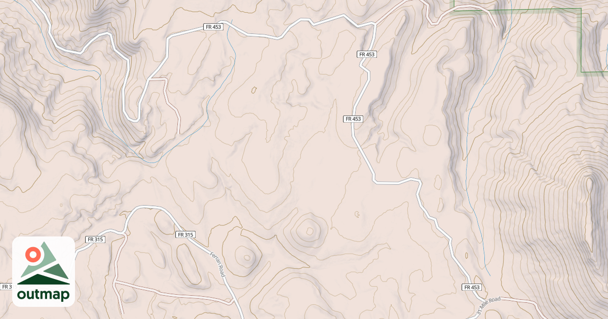 Map of MESA DEL OJO