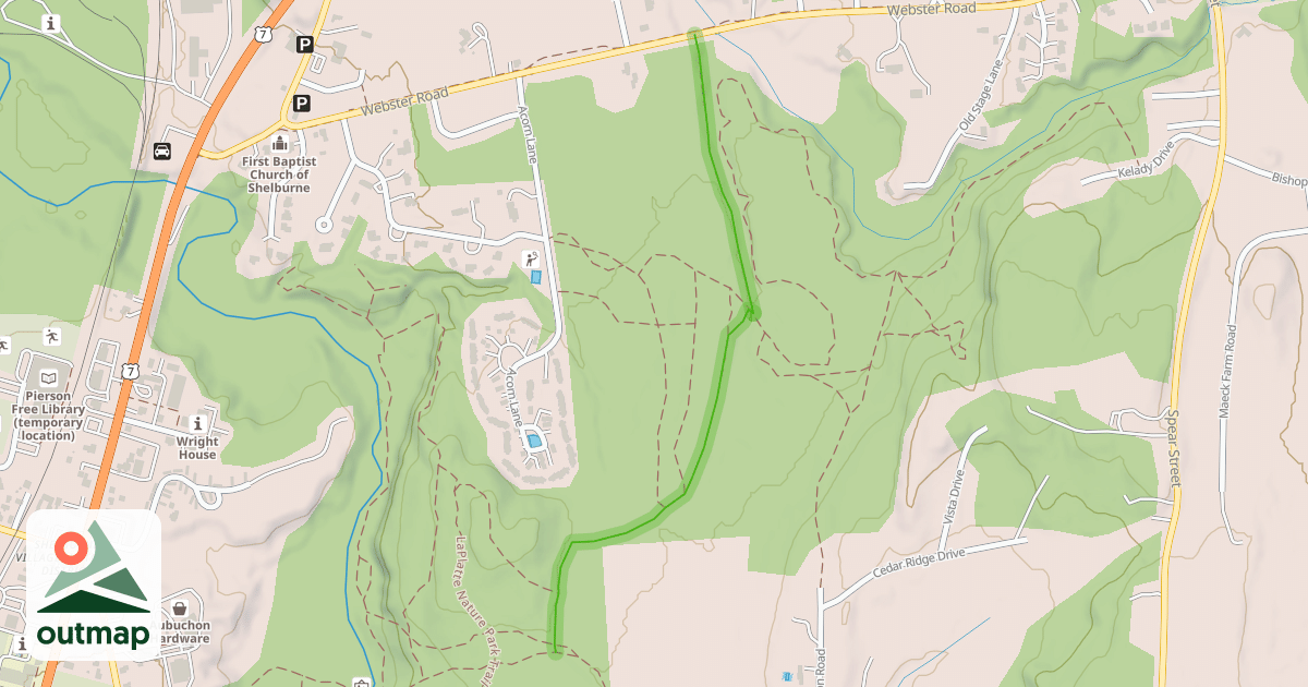 Map of LaPlatte Nature Park Trail