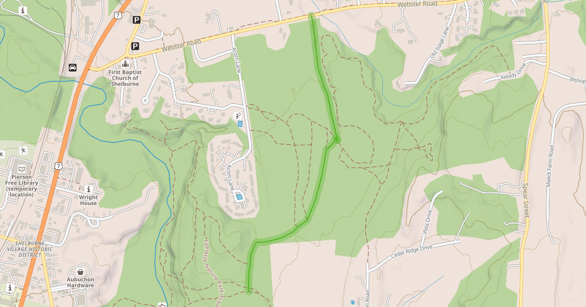 Map preview of LaPlatte Nature Park Trail