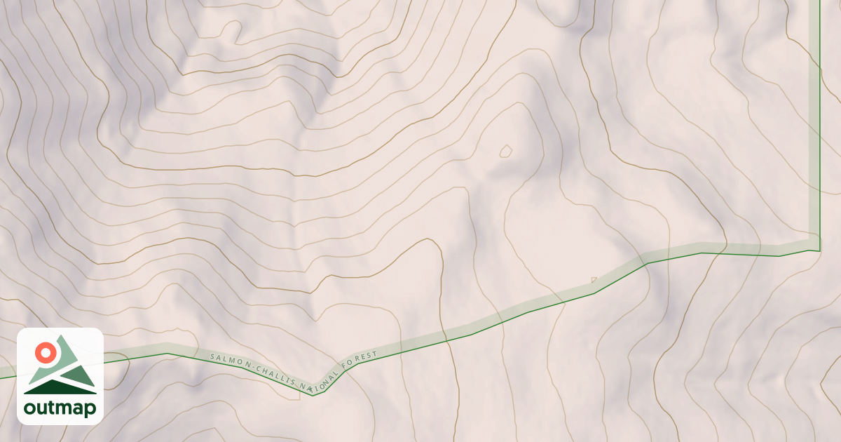 Map of Big Hat Creek