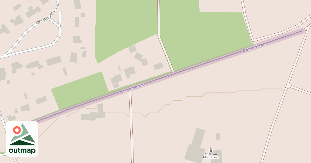 Map of Chemin de Bory
