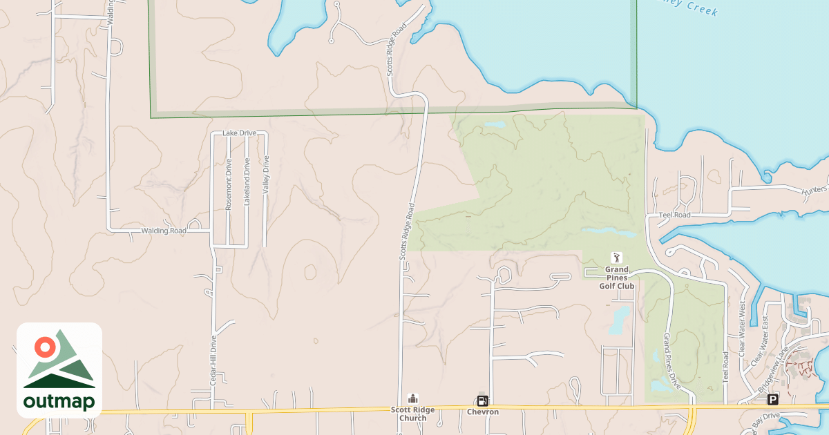 Map of SCOTTS RIDGE in Montgomery
