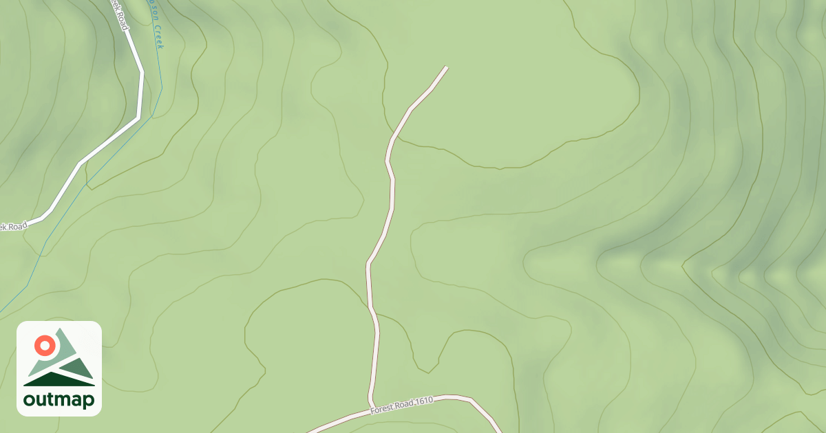 Map of USFS Motor Vehicle Use Map Roads {47958BCA-2B8A-48D0-852E-5A2D882416C1}