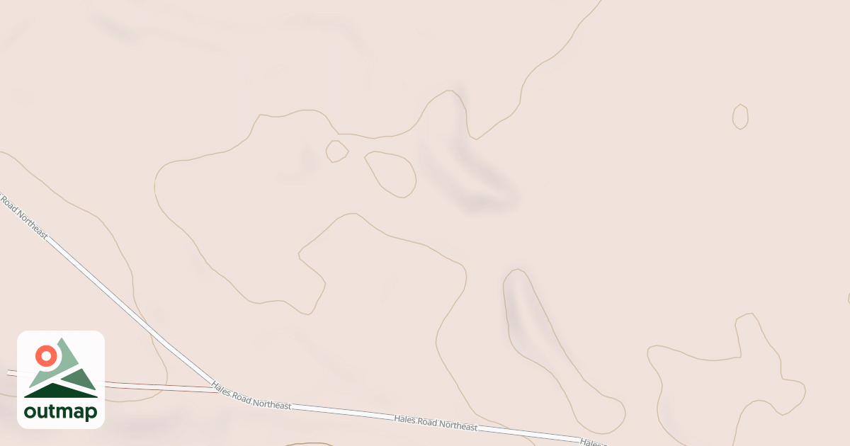 Map of HALES SPUR G