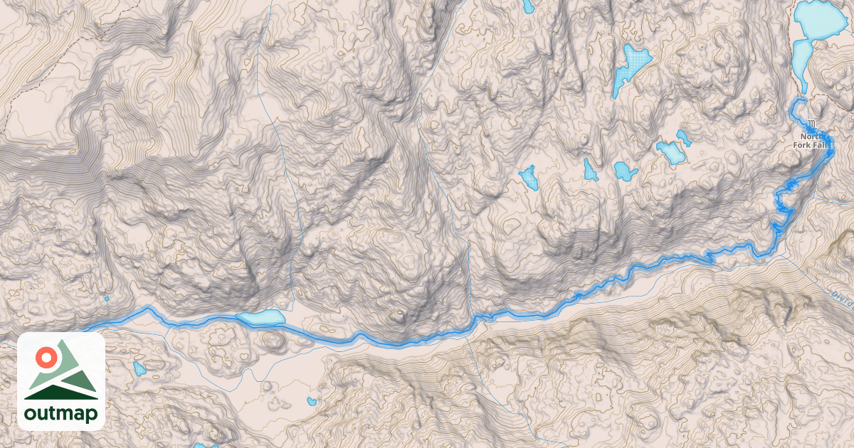Map of Boulder Canyon Trail