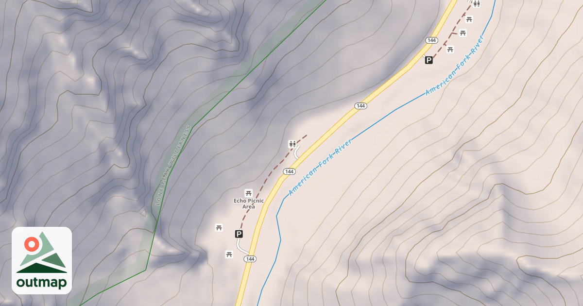 Map of ECHO PA PARKING