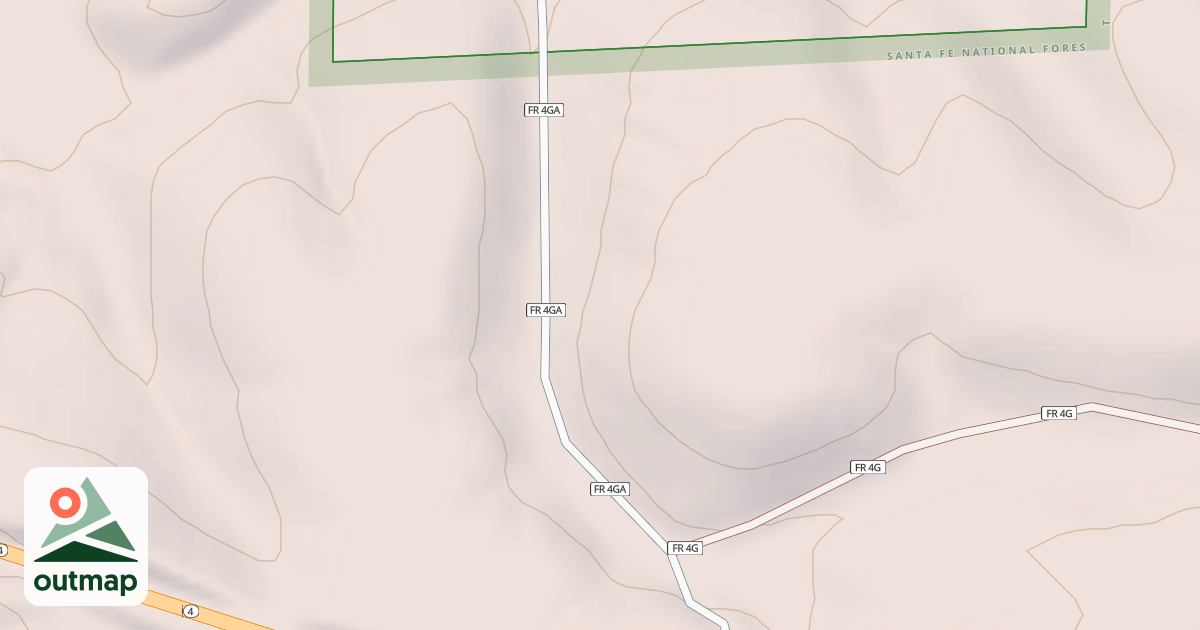 Map of USFS Motor Vehicle Use Map Roads {B4177A08-7C99-438E-8B19-29EE9824580F}