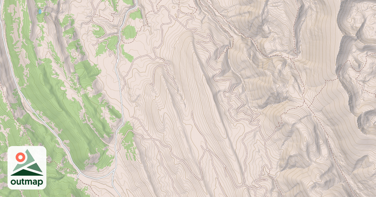 Map of EAST FORK LOOP