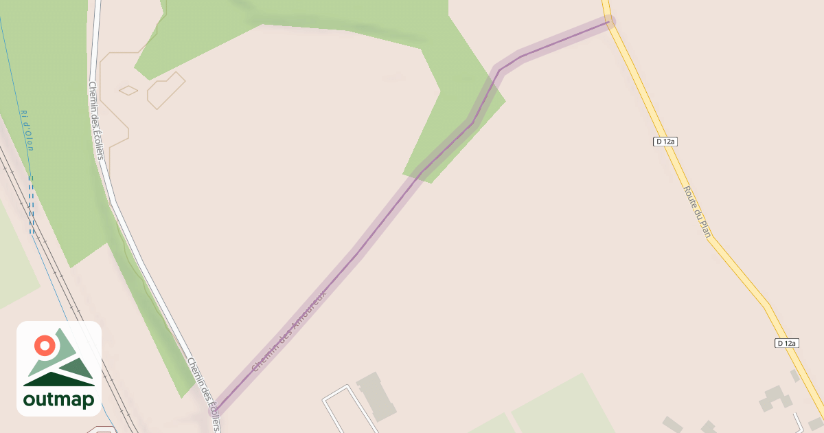 Map of Chemin des Amoureux